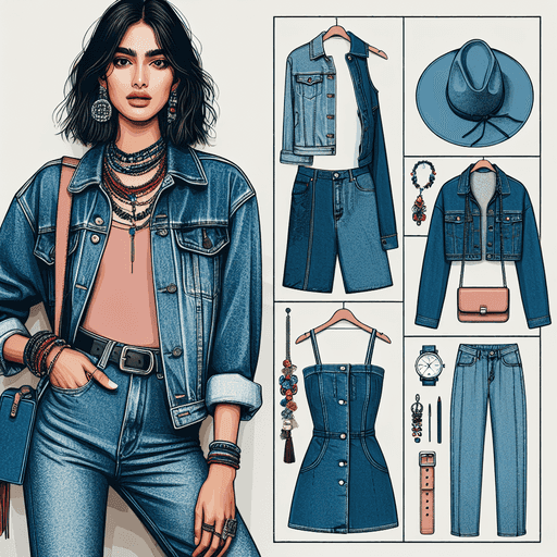 All-Denim Outfit: Bagaimana Memadukannya dengan Aksesoris yang Tepat