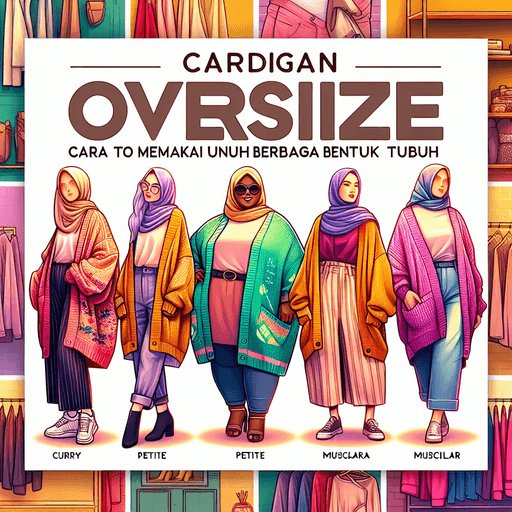 Cardigan Oversize: Cara Memakai untuk Berbagai Bentuk Tubuh