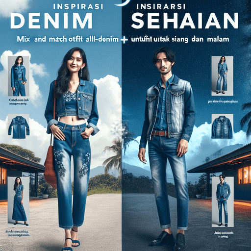 Inspirasi Denim Seharian: Mix and Match Outfit All-Denim untuk Siang dan Malam